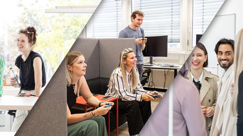 Schüler und Schülerinnen bei der Einweihung der neuen Schulräume